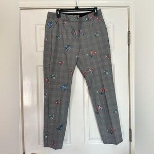 Express 10 mid rise floral dress pant
